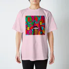 やま　イラストレーター　HEXA NET 販売美麗イラストレーター描きますのアイスクリーム スタンダードTシャツ