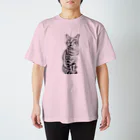 ちばっちょ【ち畳工房&猫ねこパラダイス】のトラ猫トラ君 Regular Fit T-Shirt