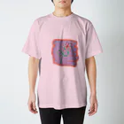 release٭❀*の一輪の花にお絵描き Regular Fit T-Shirt