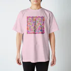 charlolの背景白ありカラフル Regular Fit T-Shirt