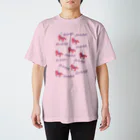 lady_go_landのユニコーンとメリーゴーランド そして隠れ文字 スタンダードTシャツ