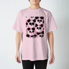 rioka24ki10のパンダパンパンダ　ピンク Regular Fit T-Shirt