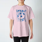 仙台弁こけしの仙台弁こけし　（らずもねぇ！／水色） Regular Fit T-Shirt