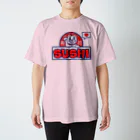 FORTUNE CAT STUDIOS WEB STOREの食文化シリーズ -寿司 SUSHI- スタンダードTシャツ