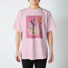 かぉ(´・ω・｀)のびんやも スタンダードTシャツ