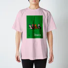 lefthandkemkemのでんしゃいぬこ スタンダードTシャツ