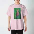 chaton de gateauxのネコとフルーツソーダ スタンダードTシャツ