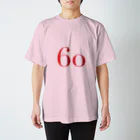 ふしめTシャツの60歳のふしめ (Red) スタンダードTシャツ