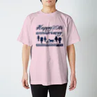 うまやさんの馬の学校20周年（ブルー） スタンダードTシャツ