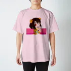 なないろlatte*の向日葵色の乙女🌻*pink スタンダードTシャツ