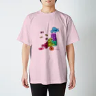 ---McHaN---ʕ⑅•ᴥ•⑅ʔ♪のにぽんちず スタンダードTシャツ