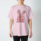 ゆるいどうぶつのゆるうさぎ Tシャツ B スタンダードTシャツ