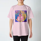 Ａ’ｚｗｏｒｋＳのRABBIT ON THE MOON スタンダードTシャツ