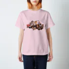 ANIMAL IS GOODの眠猫（透過） スタンダードTシャツ