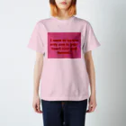 pinky me!のlove pink. スタンダードTシャツ