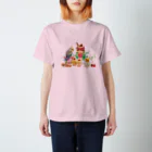 Sooky La La Birdのオカメインコのお茶会 Regular Fit T-Shirt