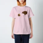 K.tskdのkiwi  bird  (gold) スタンダードTシャツ