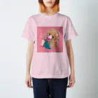 水乃みのるのおしゃれ・ピンク スタンダードTシャツ