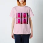 アルミニウムのよるのポスト(pink) スタンダードTシャツ