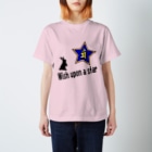 PY Kobo Yuko’ｓ Galleryの【開運祈願】星に願いを！ Wish upon a star! 卯年生まれ守護梵字マン Regular Fit T-Shirt