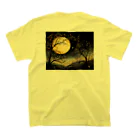 なとりんのMoon 黄金色の月 Regular Fit T-Shirtの裏面