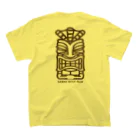 ハワイスタイルクラブの〔Back Print〕 TIKI スタンダードTシャツの裏面