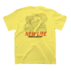 【 NEW LIFE 】online shopのGet freedom スタンダードTシャツの裏面