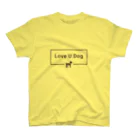 GoGoMarkeのLove U Dog Tシャツ Regular Fit T-Shirt