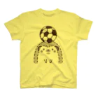 lemonysnow/ハリネズミグッズのハリネズミとサッカー Regular Fit T-Shirt