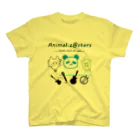 Animal c@sters バンドオリジナルグッズのAnimal c@sters ゆるデザイン Regular Fit T-Shirt