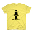 R.ONOUE PRODUCTSのモッちゃんシルエット　黒 Regular Fit T-Shirt