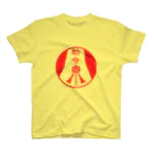 こうが本月 koga_hongetuのキョンシー札ロゴＴシャツ(黄) Regular Fit T-Shirt