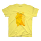 shirokumasaanのカメラ小僧　黄色 スタンダードTシャツ