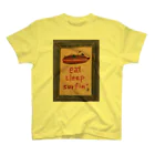 DA Shop  Hi-roshimi1980.のeat sleep surfin !! スタンダードTシャツ