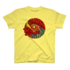 3eyesのZODIAC rooster（酉）　円 Regular Fit T-Shirt