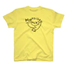 kuralica WAKUWAKU storeのぴょん吉／黒 スタンダードTシャツ