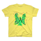 むちまるのRainbow Butterfly(blue スタンダードTシャツ