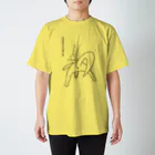 紅天本舗の愛撫誘発性攻撃行動＊黒インク Regular Fit T-Shirt