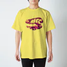 chicodeza by suzuriのアメジスト恐竜 Regular Fit T-Shirt