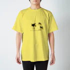 かわいいにゃんことワンコの絵のお店のサスケさん Regular Fit T-Shirt