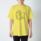 MMMMADEの開眼いぬてんし Regular Fit T-Shirt