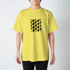 HakubeiのシッポのGraaaaaaaaドット柄 スタンダードTシャツ