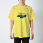 引田玲雄 / Reo Hikitaのカエルメイト(Frog-mates)より「ブルベリガエル」のグッズ スタンダードTシャツ