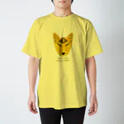 狐のお絵描きの店の月狐のお面 Regular Fit T-Shirt