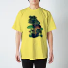 引田玲雄 / Reo Hikitaのキノコとカエル Regular Fit T-Shirt