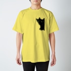 ちばっちょ【ち畳工房&猫ねこパラダイス】の黒猫は見た Regular Fit T-Shirt