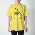 Cɐkeccooのよいものです-いっぱいいっぱいのとり Regular Fit T-Shirt