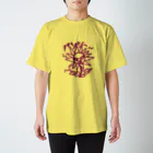 happy lifeのパンジーTシャツ Regular Fit T-Shirt