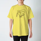 Pipopapotanのウマッ! な馬 ブラックライン Regular Fit T-Shirt