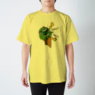 AI作家さむねこの作品集のアイスクリームくん（抹茶味） Regular Fit T-Shirt